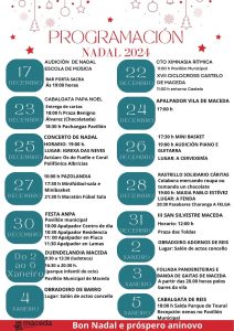 Programacion Maceda Nadal 2025